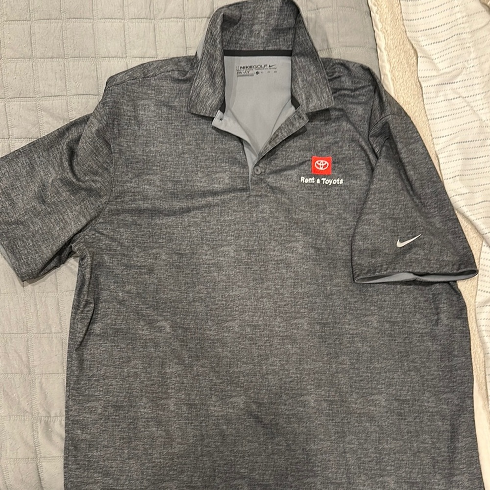 Nike Men's Gray Polo Shirt
